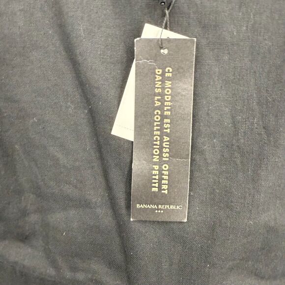 Wide-Leg jumpsuit sz18 linen romper Banana Republic Factory Plus Size Black - Picture 9 of 12